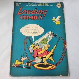 Leading Comics No. 20 Aug/Sept Featuring Nero Fox DC‎ Superman Publication